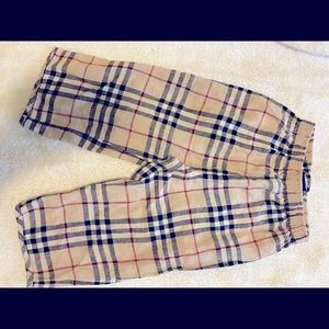 Burberry Linen Pants Size 18 months